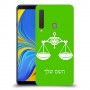 מאזניים כיסוי מגן קשיח בעיצוב אישי עם השם שלך ל Samsung Galaxy A9 (2018) יחידה אחת סקרין מובייל