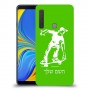 ילד סקייטבורד כיסוי מגן קשיח בעיצוב אישי עם השם שלך ל Samsung Galaxy A9 (2018) יחידה אחת סקרין מובייל