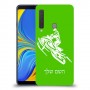 אופנוע שלג כיסוי מגן קשיח בעיצוב אישי עם השם שלך ל Samsung Galaxy A9 (2018) יחידה אחת סקרין מובייל