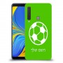 כדורגל - כדור כיסוי מגן קשיח בעיצוב אישי עם השם שלך ל Samsung Galaxy A9 (2018) יחידה אחת סקרין מובייל