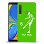 שחקן כדורגל כיסוי מגן קשיח בעיצוב אישי עם השם שלך ל Samsung Galaxy A9 (2018) יחידה אחת סקרין מובייל