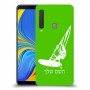 גלישת מפרש כיסוי מגן קשיח בעיצוב אישי עם השם שלך ל Samsung Galaxy A9 (2018) יחידה אחת סקרין מובייל