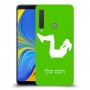 אימון ספורט - אישה כיסוי מגן קשיח בעיצוב אישי עם השם שלך ל Samsung Galaxy A9 (2018) יחידה אחת סקרין מובייל