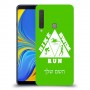 טריאתלון כיסוי מגן קשיח בעיצוב אישי עם השם שלך ל Samsung Galaxy A9 (2018) יחידה אחת סקרין מובייל