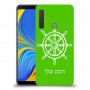 הגה - קפטן - ים כיסוי מגן קשיח בעיצוב אישי עם השם שלך ל Samsung Galaxy A9 (2018) יחידה אחת סקרין מובייל