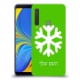 שלג כיסוי מגן קשיח בעיצוב אישי עם השם שלך ל Samsung Galaxy A9 (2018) יחידה אחת סקרין מובייל