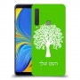 עץ כיסוי מגן קשיח בעיצוב אישי עם השם שלך ל Samsung Galaxy A9 (2018) יחידה אחת סקרין מובייל