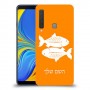 דגים כיסוי מגן קשיח בעיצוב אישי עם השם שלך ל Samsung Galaxy A9 (2018) יחידה אחת סקרין מובייל