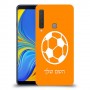 כדורגל - כדור כיסוי מגן קשיח בעיצוב אישי עם השם שלך ל Samsung Galaxy A9 (2018) יחידה אחת סקרין מובייל