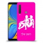 תאומים כיסוי מגן קשיח בעיצוב אישי עם השם שלך ל Samsung Galaxy A9 (2018) יחידה אחת סקרין מובייל