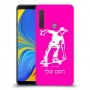 ילד סקייטבורד כיסוי מגן קשיח בעיצוב אישי עם השם שלך ל Samsung Galaxy A9 (2018) יחידה אחת סקרין מובייל