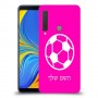 כדורגל - כדור כיסוי מגן קשיח בעיצוב אישי עם השם שלך ל Samsung Galaxy A9 (2018) יחידה אחת סקרין מובייל
