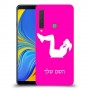 אימון ספורט - אישה כיסוי מגן קשיח בעיצוב אישי עם השם שלך ל Samsung Galaxy A9 (2018) יחידה אחת סקרין מובייל
