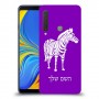 זברה כיסוי מגן קשיח בעיצוב אישי עם השם שלך ל Samsung Galaxy A9 (2018) יחידה אחת סקרין מובייל