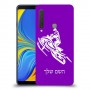 אופנוע שלג כיסוי מגן קשיח בעיצוב אישי עם השם שלך ל Samsung Galaxy A9 (2018) יחידה אחת סקרין מובייל