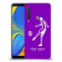 שחקן כדורגל כיסוי מגן קשיח בעיצוב אישי עם השם שלך ל Samsung Galaxy A9 (2018) יחידה אחת סקרין מובייל