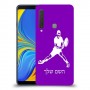 שחקן טניס כיסוי מגן קשיח בעיצוב אישי עם השם שלך ל Samsung Galaxy A9 (2018) יחידה אחת סקרין מובייל