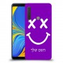 סמיילי כיסוי מגן קשיח בעיצוב אישי עם השם שלך ל Samsung Galaxy A9 (2018) יחידה אחת סקרין מובייל