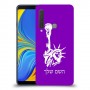 פסל החירות כיסוי מגן קשיח בעיצוב אישי עם השם שלך ל Samsung Galaxy A9 (2018) יחידה אחת סקרין מובייל