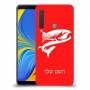 דג כיסוי מגן קשיח בעיצוב אישי עם השם שלך ל Samsung Galaxy A9 (2018) יחידה אחת סקרין מובייל