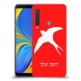 ציפור לבלוע כיסוי מגן קשיח בעיצוב אישי עם השם שלך ל Samsung Galaxy A9 (2018) יחידה אחת סקרין מובייל