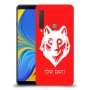 זאב כיסוי מגן קשיח בעיצוב אישי עם השם שלך ל Samsung Galaxy A9 (2018) יחידה אחת סקרין מובייל