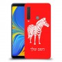 זברה כיסוי מגן קשיח בעיצוב אישי עם השם שלך ל Samsung Galaxy A9 (2018) יחידה אחת סקרין מובייל