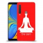 יוגה כיסוי מגן קשיח בעיצוב אישי עם השם שלך ל Samsung Galaxy A9 (2018) יחידה אחת סקרין מובייל