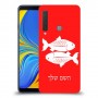 דגים כיסוי מגן קשיח בעיצוב אישי עם השם שלך ל Samsung Galaxy A9 (2018) יחידה אחת סקרין מובייל