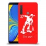 ילד סקייטבורד כיסוי מגן קשיח בעיצוב אישי עם השם שלך ל Samsung Galaxy A9 (2018) יחידה אחת סקרין מובייל
