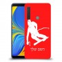 סקִי כיסוי מגן קשיח בעיצוב אישי עם השם שלך ל Samsung Galaxy A9 (2018) יחידה אחת סקרין מובייל
