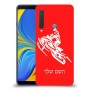 אופנוע שלג כיסוי מגן קשיח בעיצוב אישי עם השם שלך ל Samsung Galaxy A9 (2018) יחידה אחת סקרין מובייל