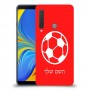 כדורגל - כדור כיסוי מגן קשיח בעיצוב אישי עם השם שלך ל Samsung Galaxy A9 (2018) יחידה אחת סקרין מובייל