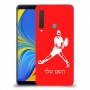שחקן טניס כיסוי מגן קשיח בעיצוב אישי עם השם שלך ל Samsung Galaxy A9 (2018) יחידה אחת סקרין מובייל