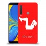 אימון ספורט - אישה כיסוי מגן קשיח בעיצוב אישי עם השם שלך ל Samsung Galaxy A9 (2018) יחידה אחת סקרין מובייל