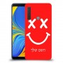 סמיילי כיסוי מגן קשיח בעיצוב אישי עם השם שלך ל Samsung Galaxy A9 (2018) יחידה אחת סקרין מובייל