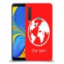 עולם כיסוי מגן קשיח בעיצוב אישי עם השם שלך ל Samsung Galaxy A9 (2018) יחידה אחת סקרין מובייל