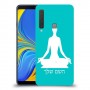 יוגה כיסוי מגן קשיח בעיצוב אישי עם השם שלך ל Samsung Galaxy A9 (2018) יחידה אחת סקרין מובייל