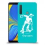 ילד סקייטבורד כיסוי מגן קשיח בעיצוב אישי עם השם שלך ל Samsung Galaxy A9 (2018) יחידה אחת סקרין מובייל