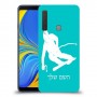 סקִי כיסוי מגן קשיח בעיצוב אישי עם השם שלך ל Samsung Galaxy A9 (2018) יחידה אחת סקרין מובייל