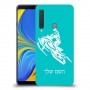 אופנוע שלג כיסוי מגן קשיח בעיצוב אישי עם השם שלך ל Samsung Galaxy A9 (2018) יחידה אחת סקרין מובייל