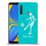 שחקן כדורגל כיסוי מגן קשיח בעיצוב אישי עם השם שלך ל Samsung Galaxy A9 (2018) יחידה אחת סקרין מובייל