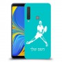 שחקן טניס כיסוי מגן קשיח בעיצוב אישי עם השם שלך ל Samsung Galaxy A9 (2018) יחידה אחת סקרין מובייל