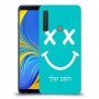 סמיילי כיסוי מגן קשיח בעיצוב אישי עם השם שלך ל Samsung Galaxy A9 (2018) יחידה אחת סקרין מובייל