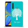 עץ כיסוי מגן קשיח בעיצוב אישי עם השם שלך ל Samsung Galaxy A9 (2018) יחידה אחת סקרין מובייל