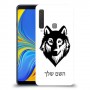 זאב כיסוי מגן קשיח בעיצוב אישי עם השם שלך ל Samsung Galaxy A9 (2018) יחידה אחת סקרין מובייל
