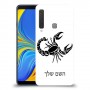 עקרב כיסוי מגן קשיח בעיצוב אישי עם השם שלך ל Samsung Galaxy A9 (2018) יחידה אחת סקרין מובייל