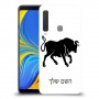 שור כיסוי מגן קשיח בעיצוב אישי עם השם שלך ל Samsung Galaxy A9 (2018) יחידה אחת סקרין מובייל