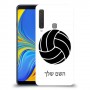 כדורעף - כדור כיסוי מגן קשיח בעיצוב אישי עם השם שלך ל Samsung Galaxy A9 (2018) יחידה אחת סקרין מובייל