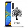 עץ כיסוי מגן קשיח בעיצוב אישי עם השם שלך ל Samsung Galaxy A9 (2018) יחידה אחת סקרין מובייל